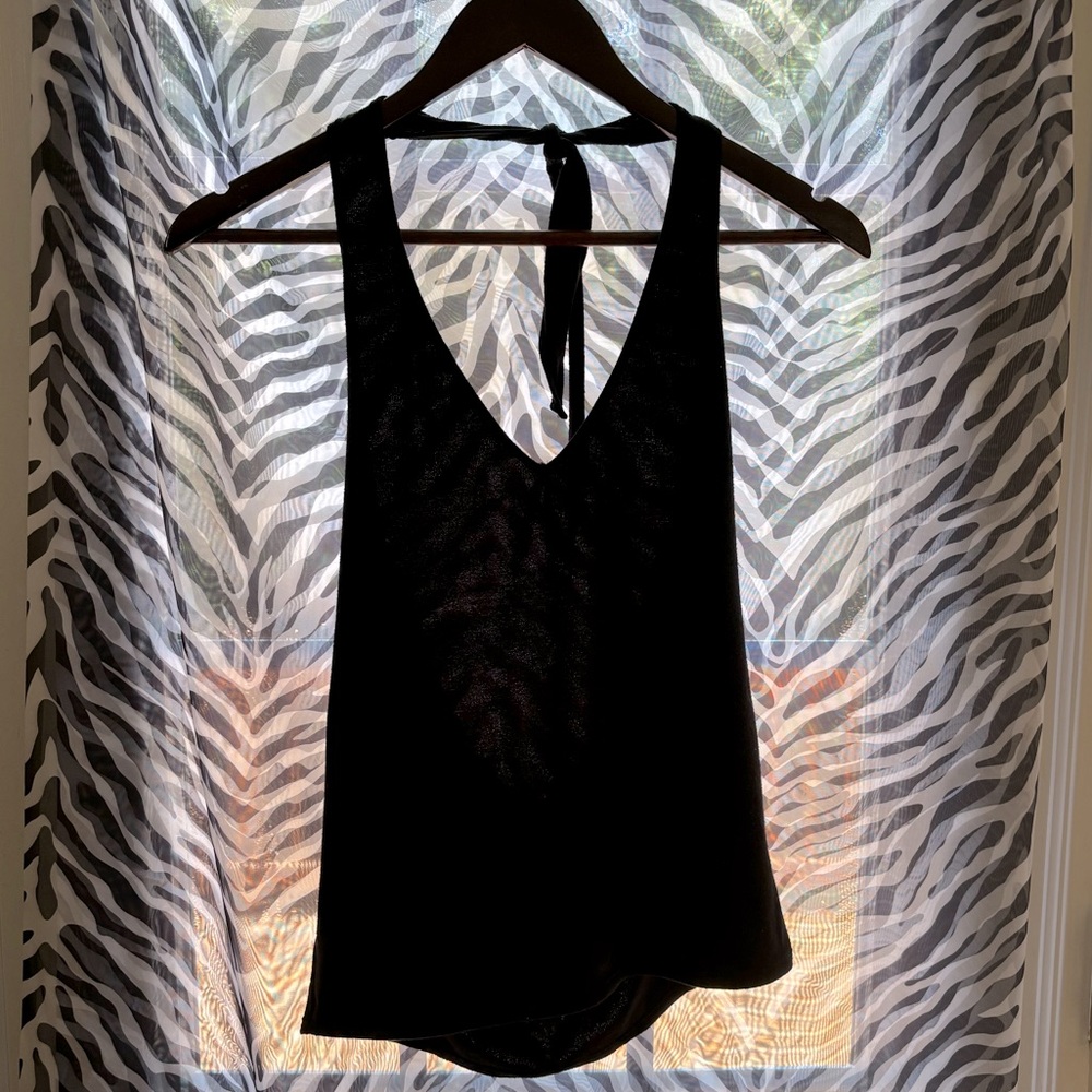 American Eagle L black halter